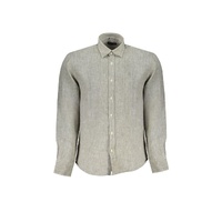 North Sails Men's Gray Linen Shirt - S