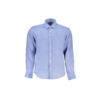 North Sails Men's Blue Linen Shirt - M