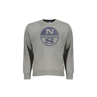 North Sails Men's Gray Cotton Sweater - S