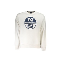North Sails Men's White Cotton Sweater - L