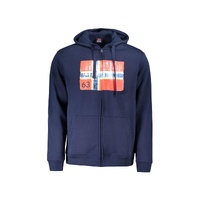 Norway 1963 Men&#39;s Blue Cotton  Hooded Sweater - XL