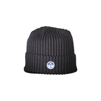 North Sails Men's Black Cotton Hats &amp; Cap - One Size