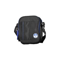 North Sails Men's Black Polyester Shoulder Bag - One Size