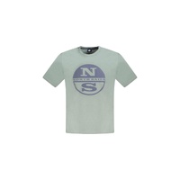 North Sails Men's Green Cotton T-Shirt - L