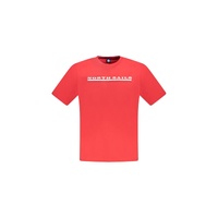 North Sails Men's Red Cotton T-Shirt - L