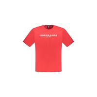 North Sails Men&#39;s Red Cotton  T-Shirt - M
