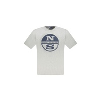 North Sails Men's Gray Cotton T-Shirt - M