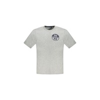 North Sails Men's Gray Cotton T-Shirt - 3XL