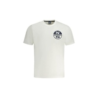 North Sails Men&#39;s White Cotton T-Shirt - L