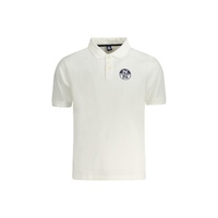 North Sails Men's White Cotton Polo Shirt - S
