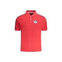 North Sails Men's Red Cotton Polo Shirt - M