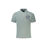 North Sails Men's Green Cotton Polo Shirt - S
