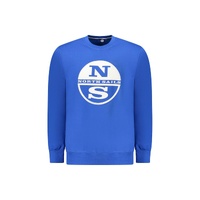 North Sails Men's Blue Cotton Sweater - L