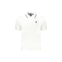 North Sails Men's White Cotton Polo Shirt - L