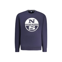 North Sails Men's Blue Cotton Sweater - L