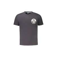 North Sails Men's Black Cotton T-Shirt - L