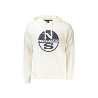 North Sails Men's White Cotton Sweater - L