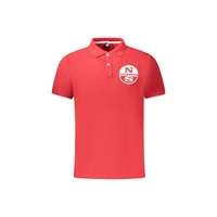 North Sails Men's Red Cotton Polo Shirt - XL