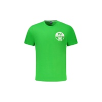 North Sails Men's Green Cotton T-Shirt - L
