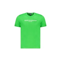 North Sails Men's Green Cotton T-Shirt - L