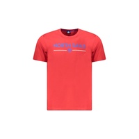 North Sails Men's Red Cotton T-Shirt - 3XL