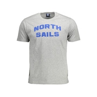 North Sails Men's Chic Gray Crew Neck Statet Tee - S