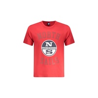 North Sails Men's Red Cotton T-Shirt - 2XL