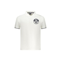 North Sails Men's White Cotton Polo Shirt - M