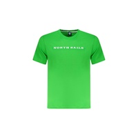 North Sails Men's Green Cotton  T-Shirt - L