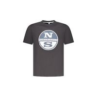North Sails Men's Black Cotton T-Shirt - S