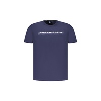 North Sails Men&#39;s Blue Cotton T-Shirt - 3XL