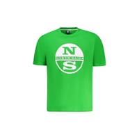 North Sails Men's Green Cotton T-Shirt - S