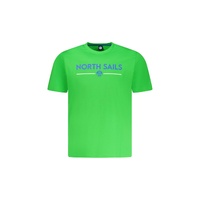 North Sails Men's Green Cotton T-Shirt - S