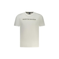 North Sails Men's White Cotton T-Shirt - 3XL