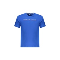 North Sails Men&#39;s Blue Cotton T-Shirt - 3XL