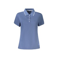 North Sails Women's Blue Cotton  Polo Shirt - L