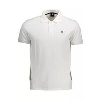 North Sails Men's White Cotton Polo Shirt - XL
