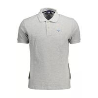 North Sails Men's Gray Cotton Polo Shirt - XL