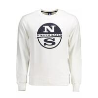 North Sails Men's White Cotton Sweater - XL