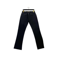 Nudie Jeans Men's Black Cotton Jeans &amp; Pant - W33 US
