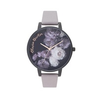 Olivia Burton Women's Gray Synthetic Leather Watch - One Size