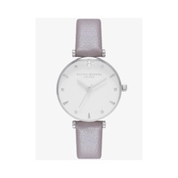 Olivia Burton Women's Gray Synthetic Leather Watch - One Size