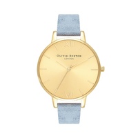 Olivia Burton Women's Blue Synthetic Leather Watch - One Size