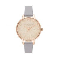Olivia Burton Women's Gray Synthetic Leather Watch - One Size