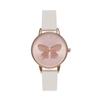 Olivia Burton Women's White Synthetic Leather Watch - One Size