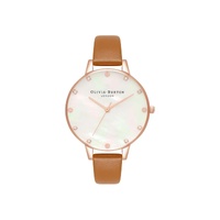Olivia Burton Women's Brown Synthetic Leather Watch - One Size