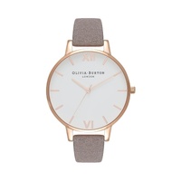 Olivia Burton Women's Gray Synthetic Leather Watch - One Size