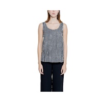 Only Women's Black Viscose Tops &amp; T-Shirt - 36 IT