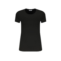 Patrizia Pepe Women's Black Elastane Tops &amp; T-Shirt - M