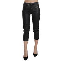 New GALLIANO Mid Waist Slim Leg Cropped Jeans W27 US Women